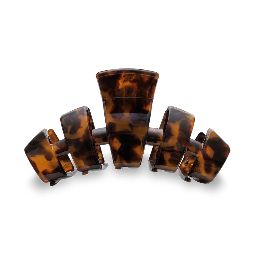 Teleties Classic Hair Clip - Classic Tortoise Medium