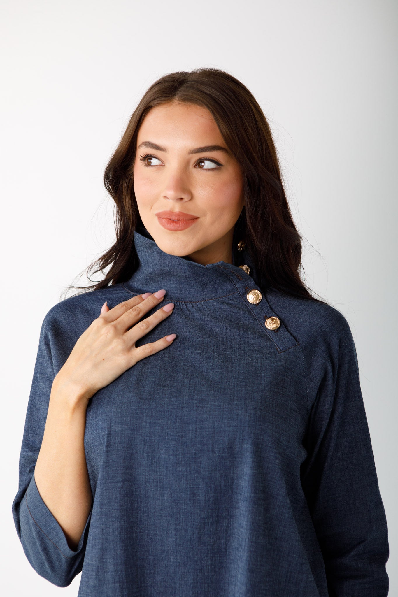 Holly Shae Georgia Top - Denim