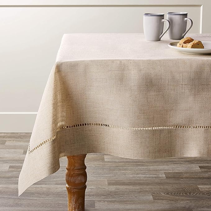 Toscana Hemstitched Tablecloth - 3 Sizes