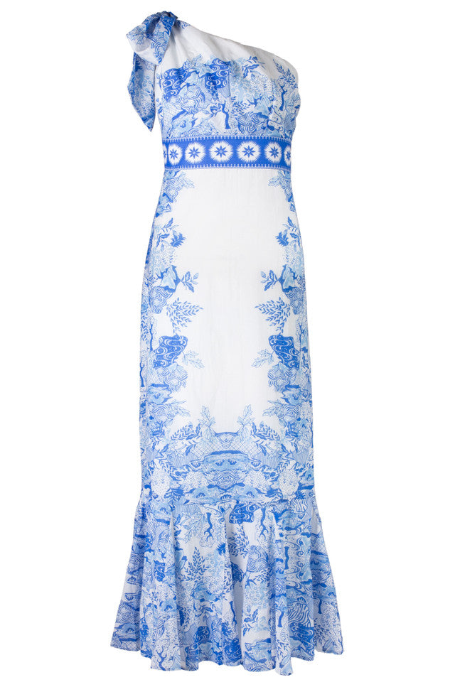 Anna Cate Celine Dress - Blue Forset