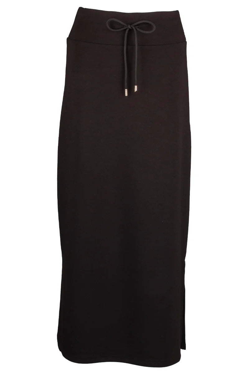 Anna Cate Tie Skirt - Black