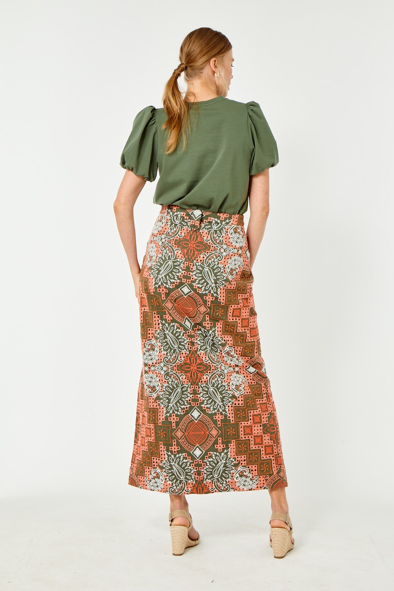 Cartolina Arlo Skirt - Embroidered Valencia Eyelet