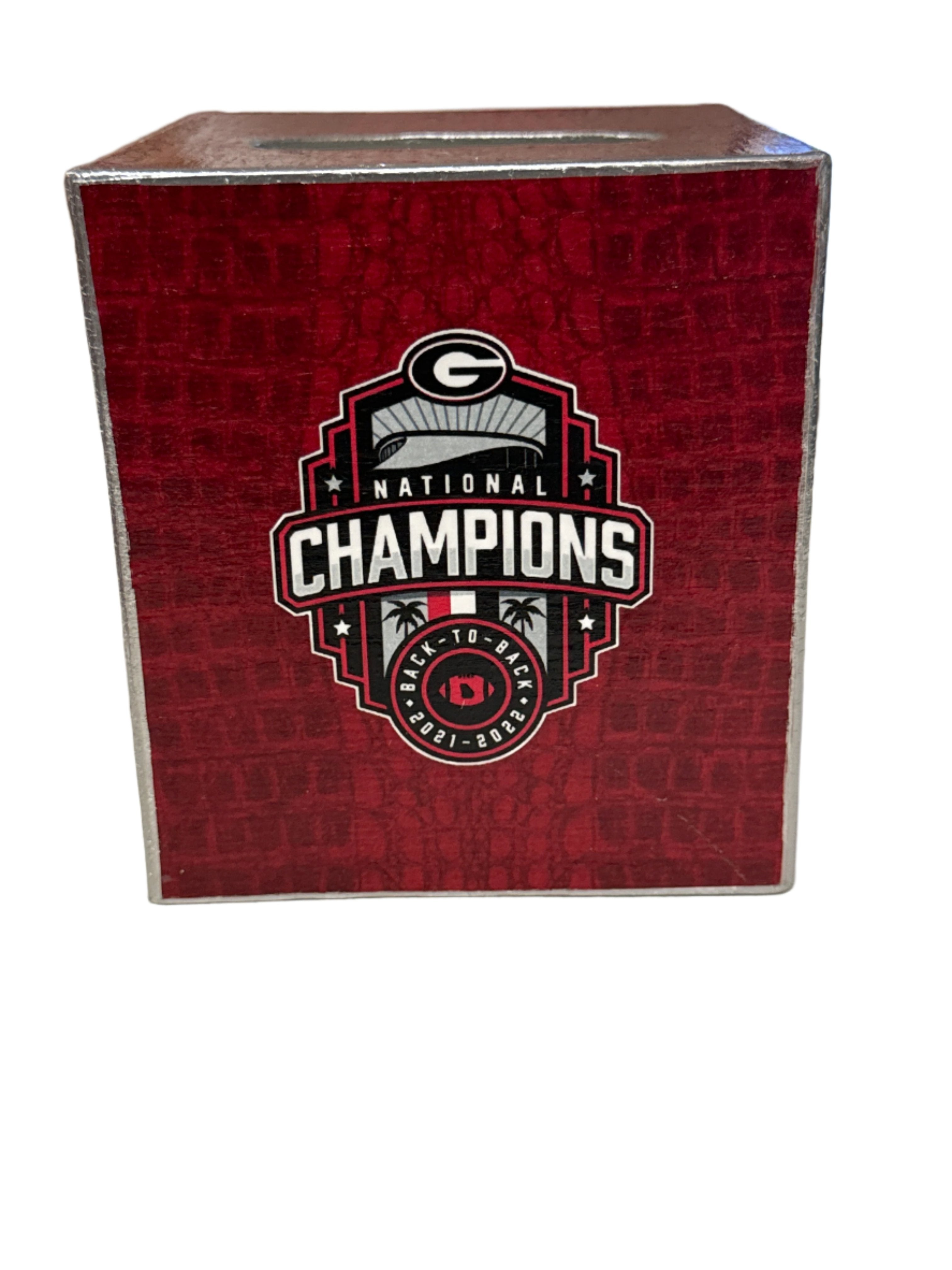 University of Georgia Tissue Box Cover