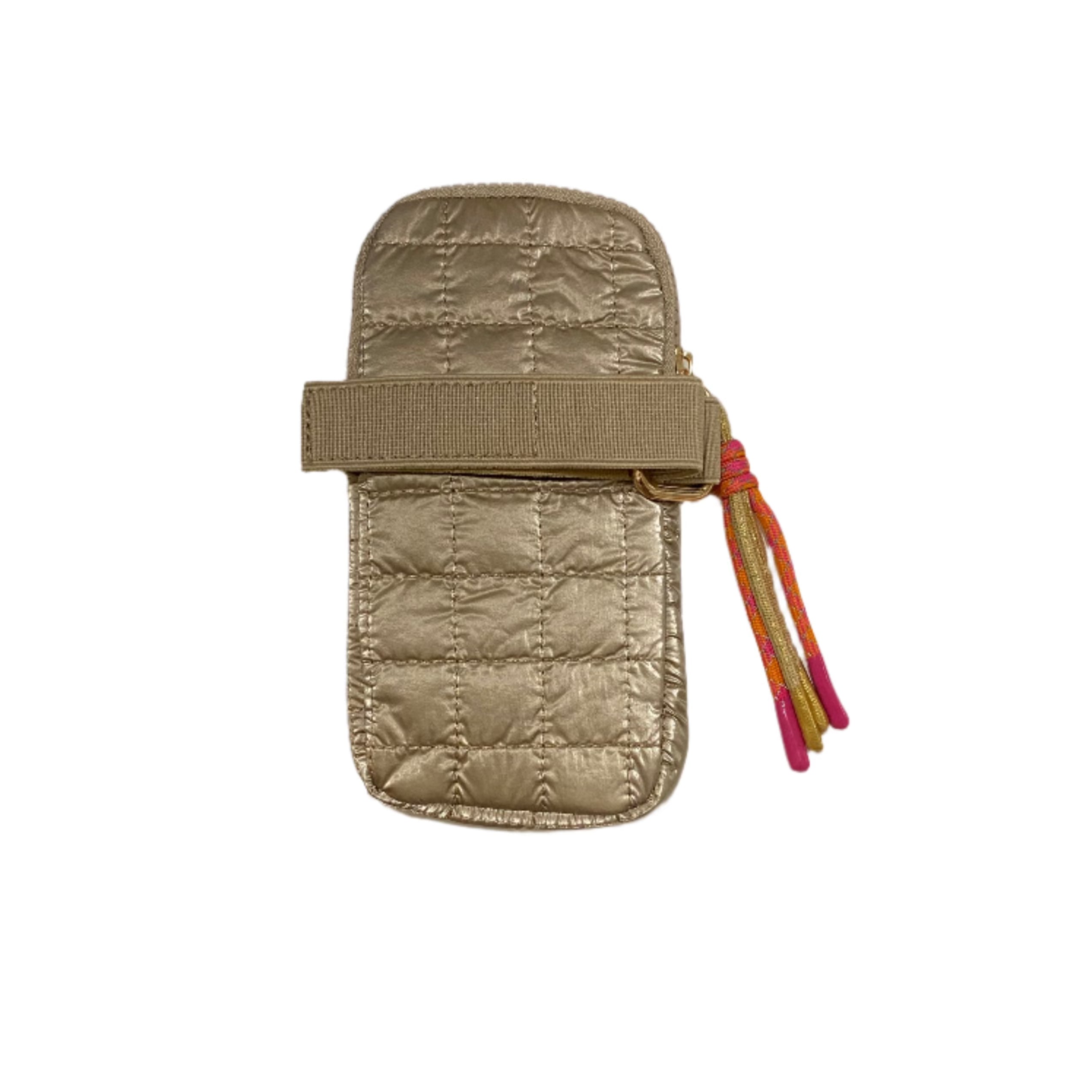 Quilted Nylon Phone Holder - (four colors)