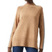 Camel Funnel Neck Sweater