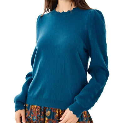 Cartolina Cashmere Sweater-Peacock