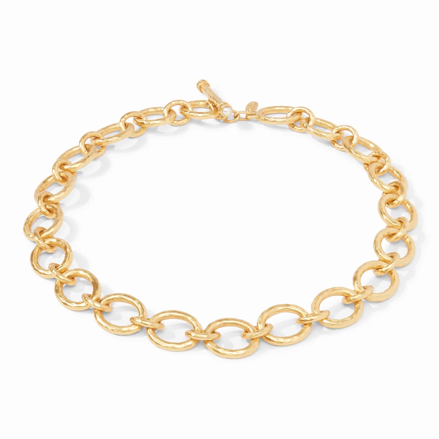 Julie Vos Catalina Demi Link Necklace-Pearl-OS