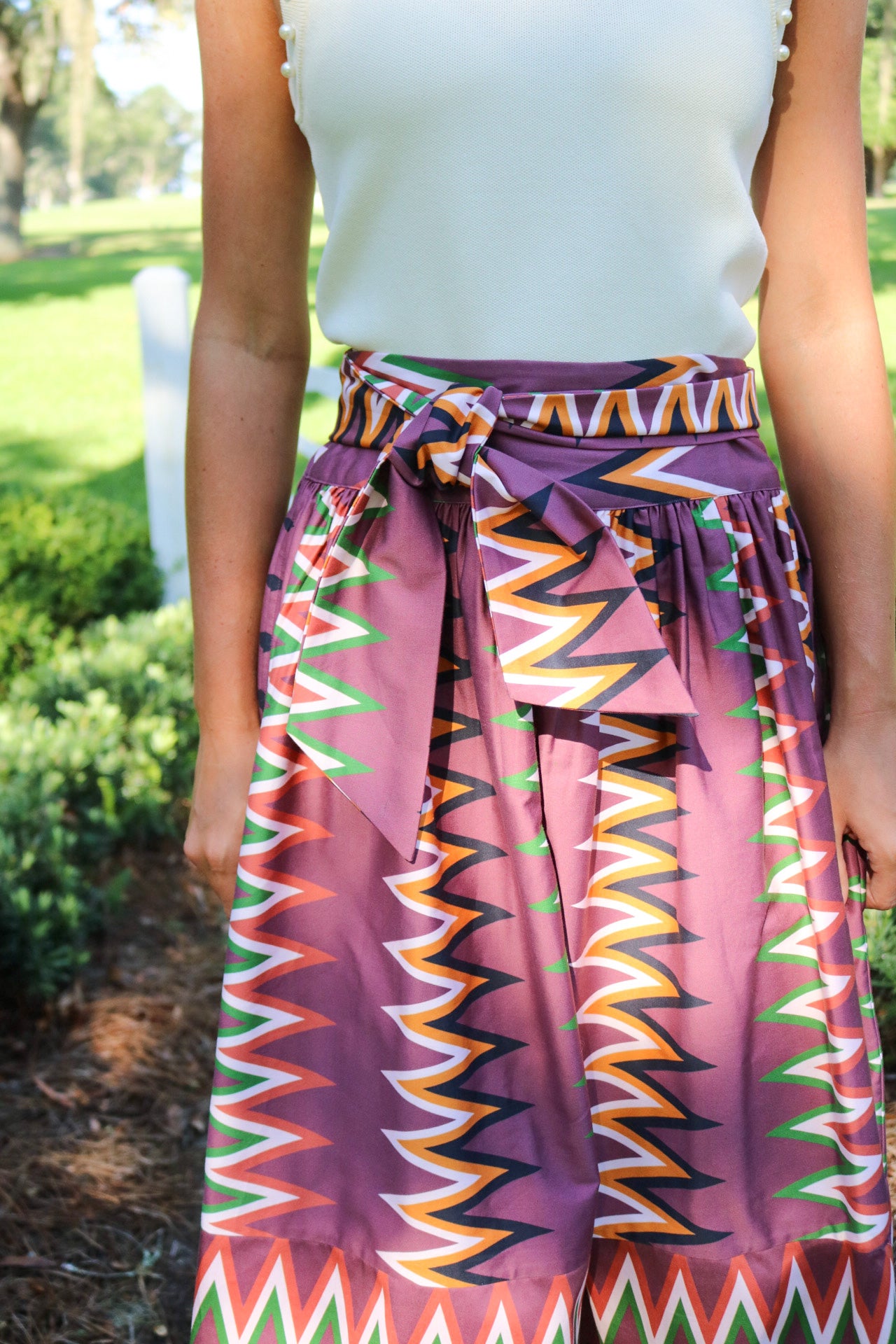 Carolina K Laris Skirt - Zig Zag