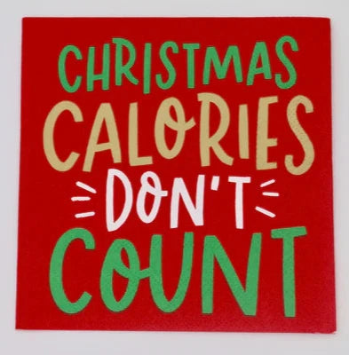 Christmas Calories Don't Count Napkins