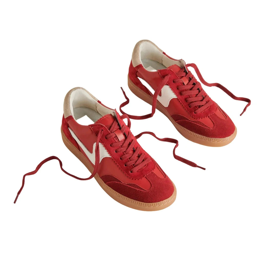 Dolce Vita Notice Sneaker - Crimson Suede