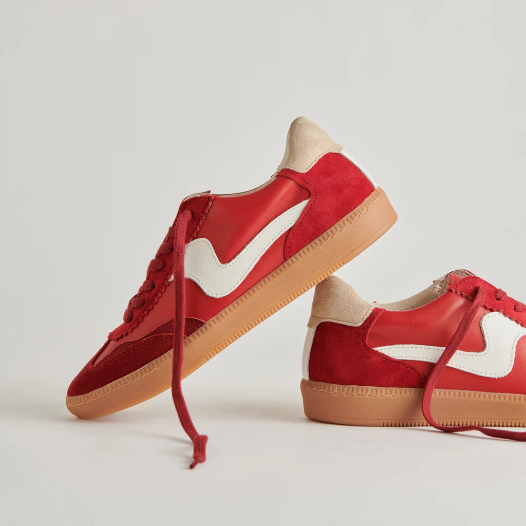 Dolce Vita Notice Sneaker - Crimson Suede