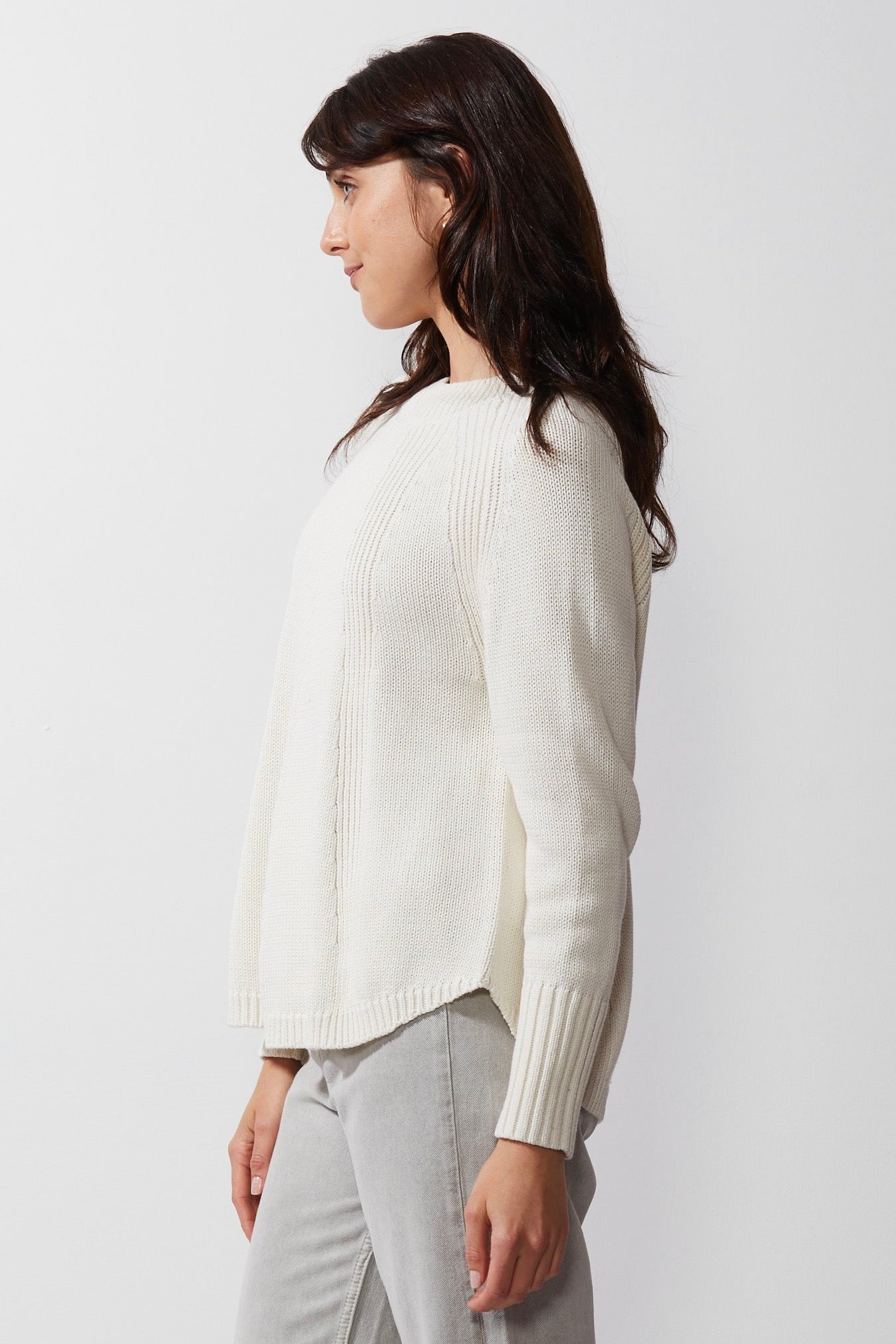 Chunky Cotton Sweater - Black or White