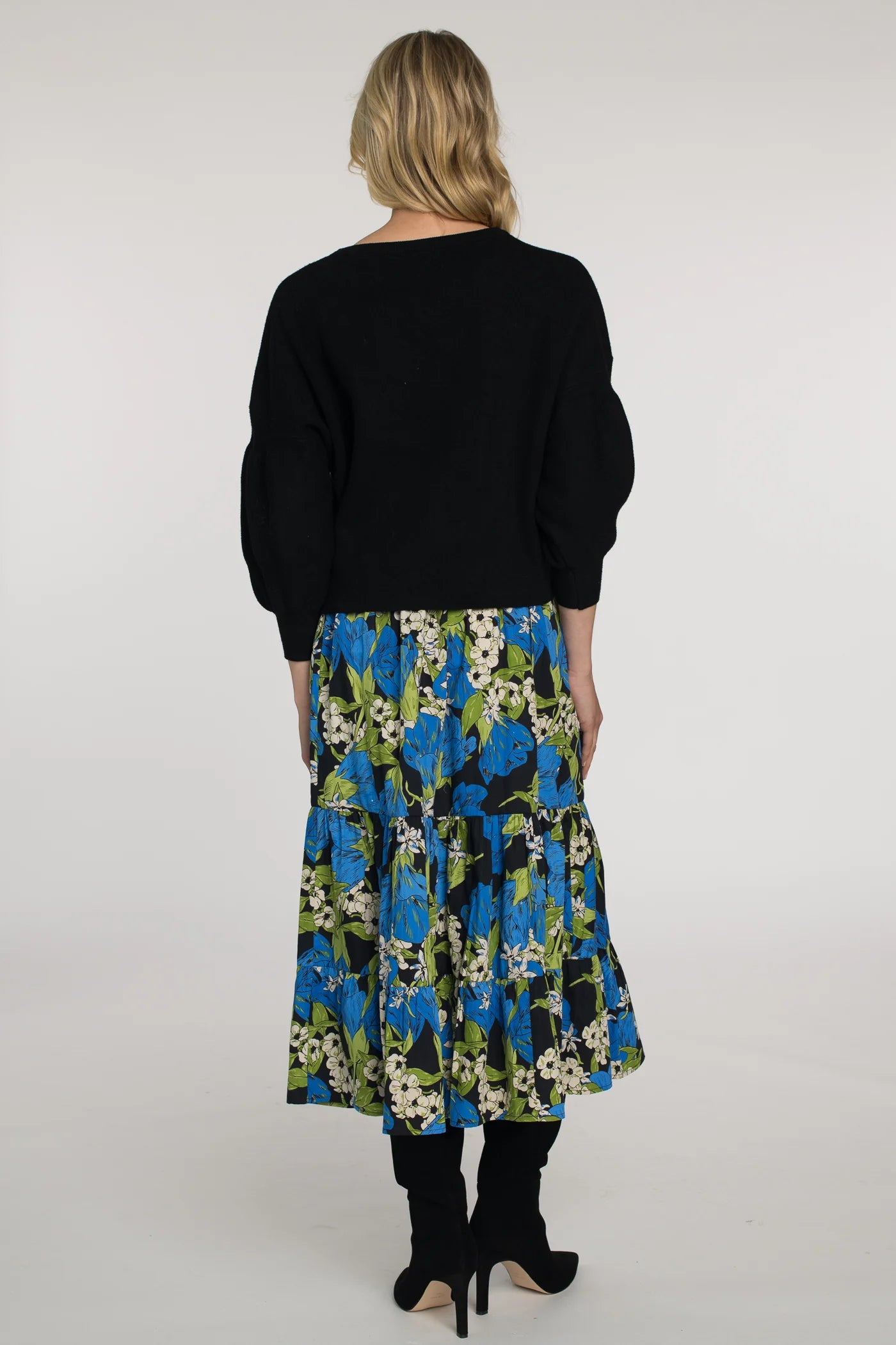 Elizabeth James The Label Surrey Skirt - Night Bloom