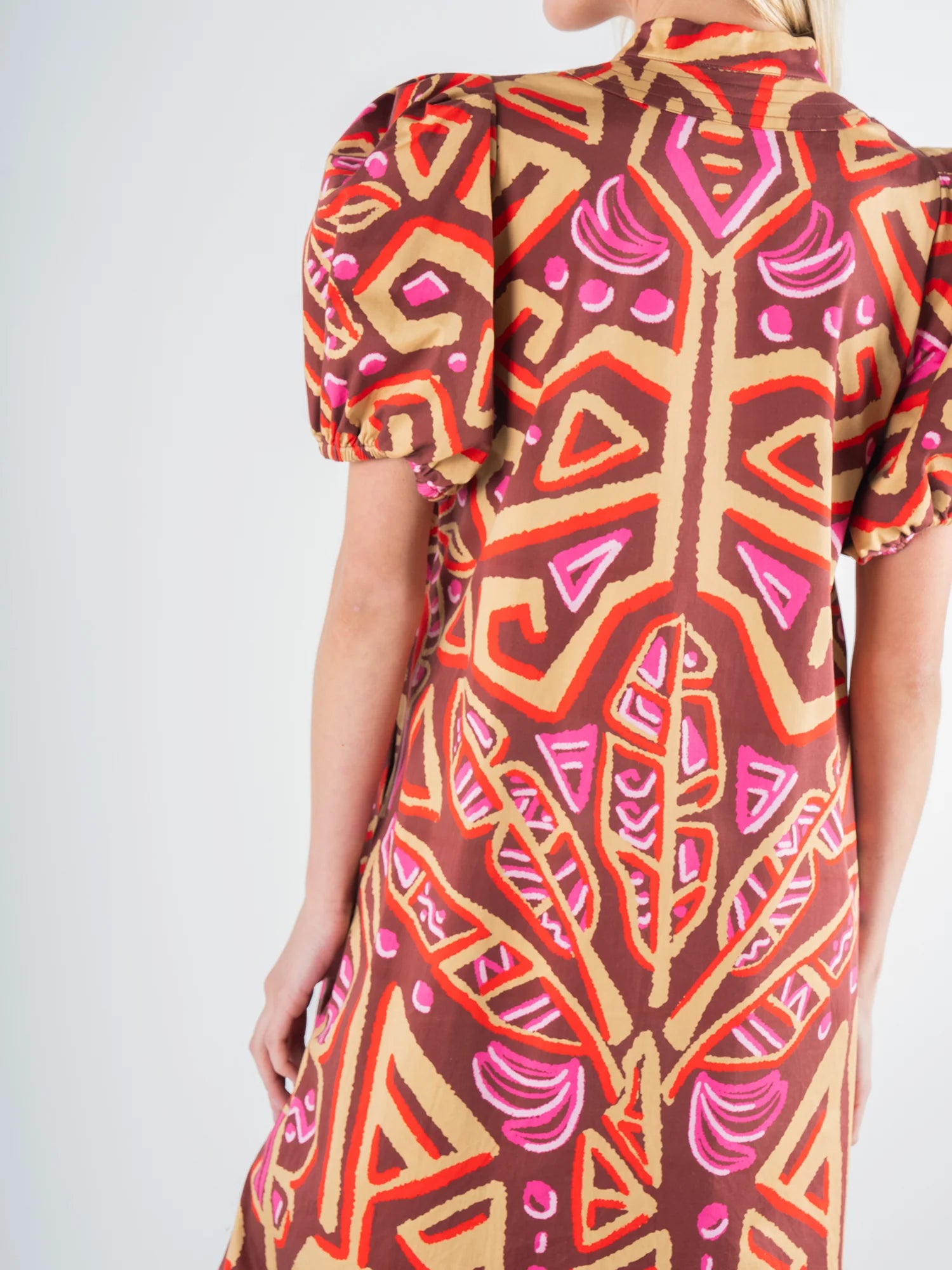 Emily McCarthy Hampton Dress - Tribal Palm