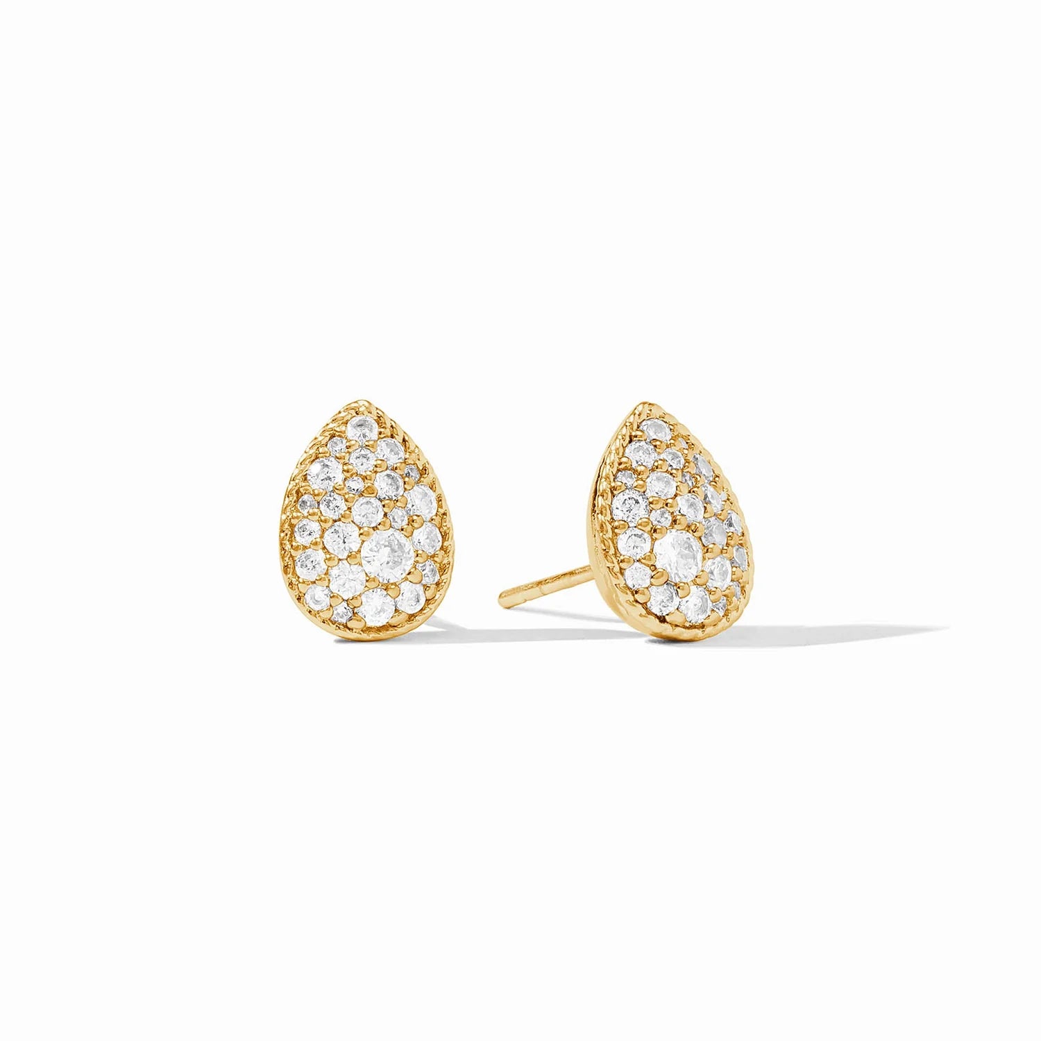 Luna Teardrop Stud - Cubic Zirconia