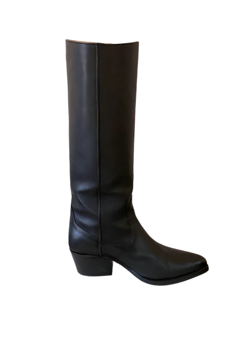 Emerson Fry Tall Boot - Black Leather