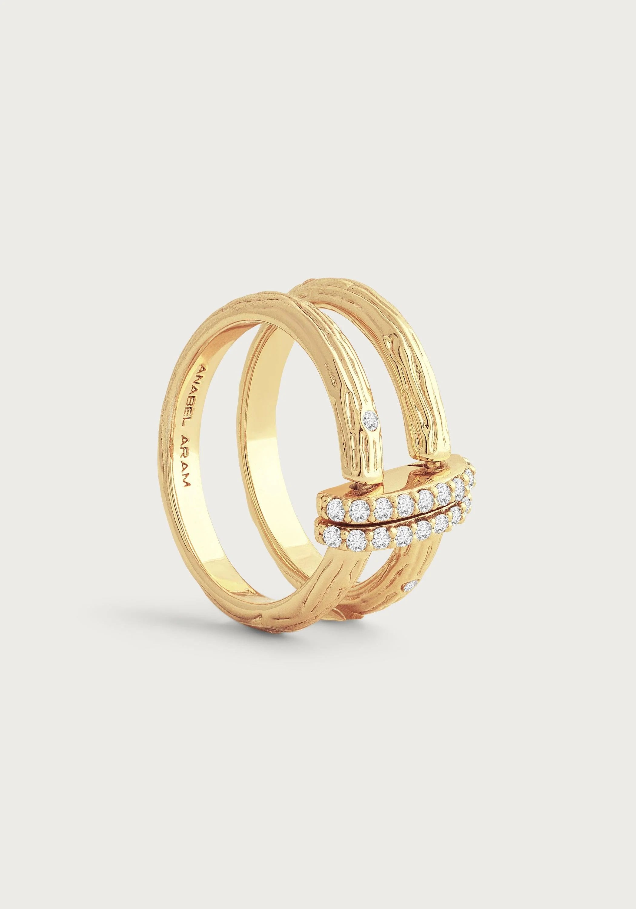 Anabel Aram Enchanted Forest Double Chain Ring