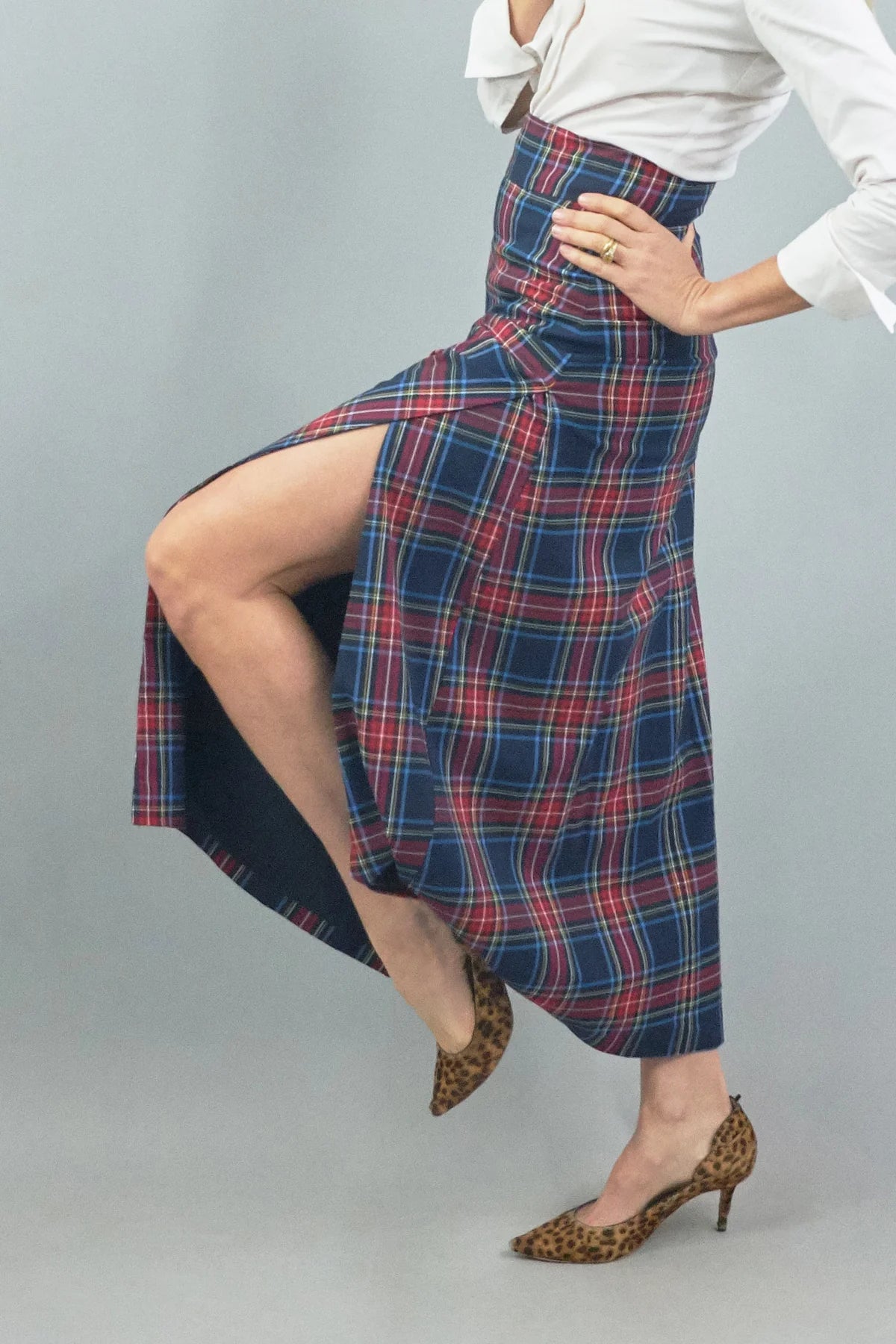 CK Bradley Sanibel Skirt - Navy Plaid