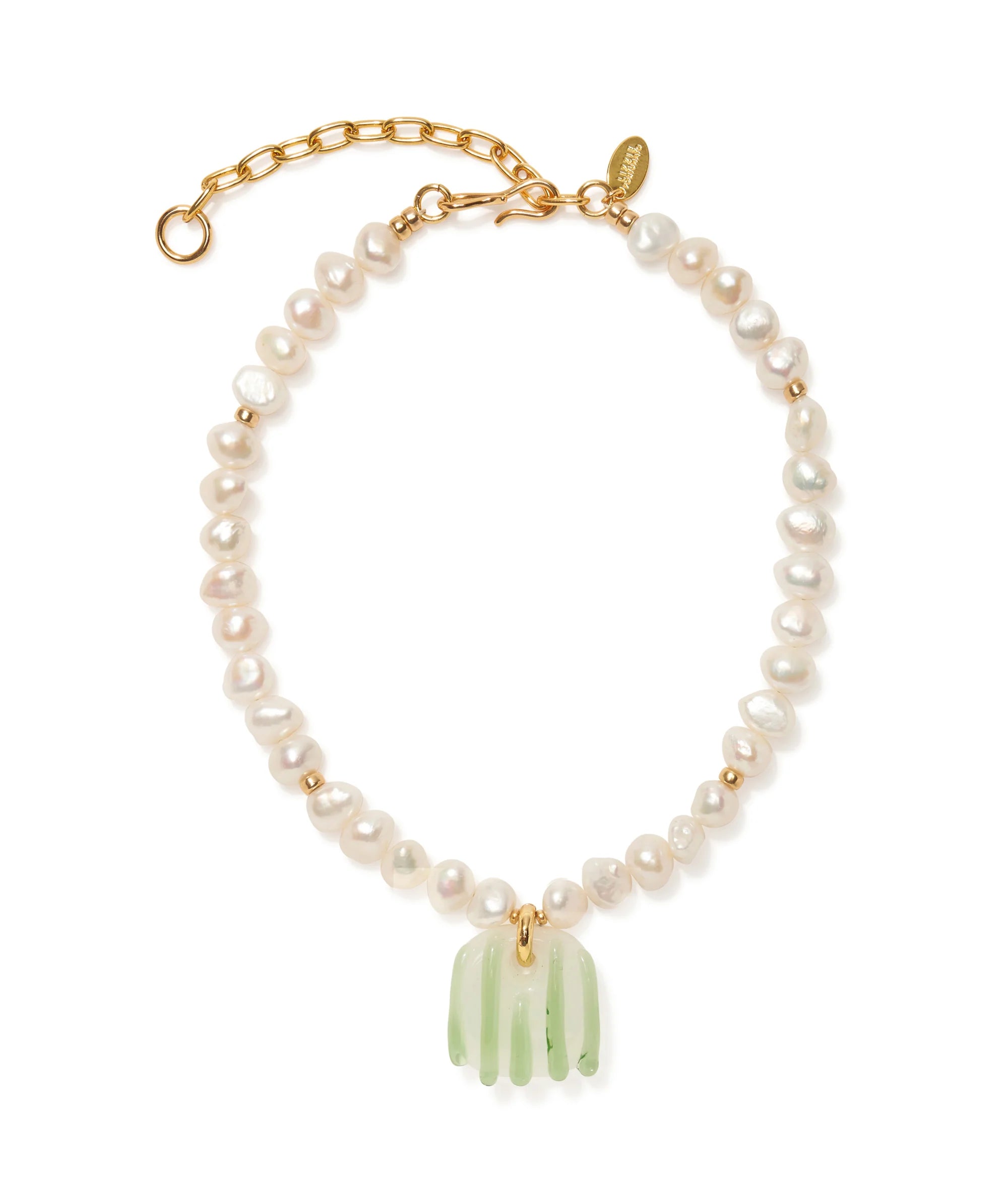 Lizzie Fortunato Marine Glass Necklace