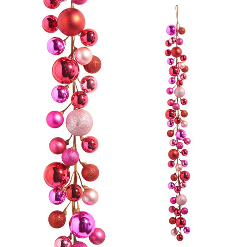 Pink Ball Garland