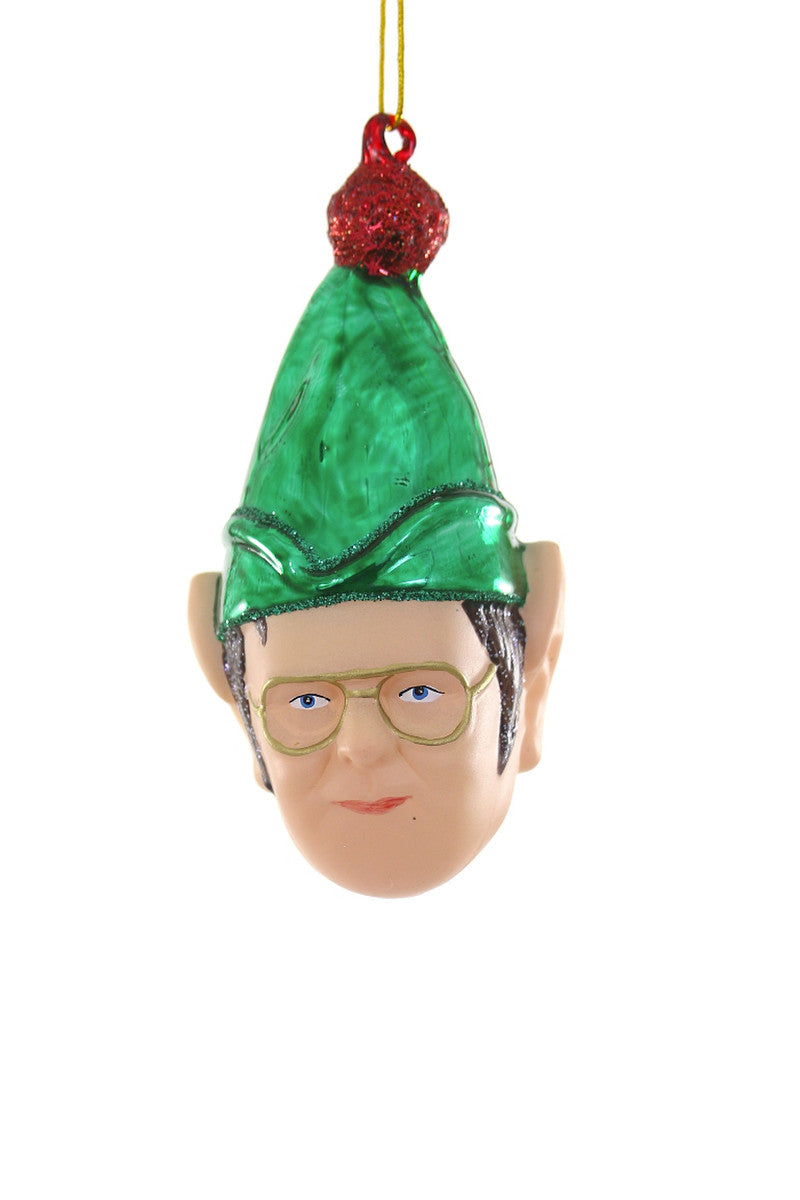 Dwight the Christmas Elf Ornament