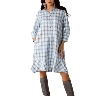 Holly Shae Sallie Dress - Blue Plaid