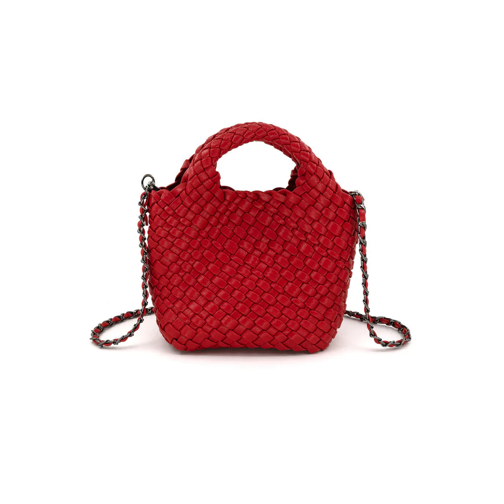 Woven Mini Tote - (multiple colors)