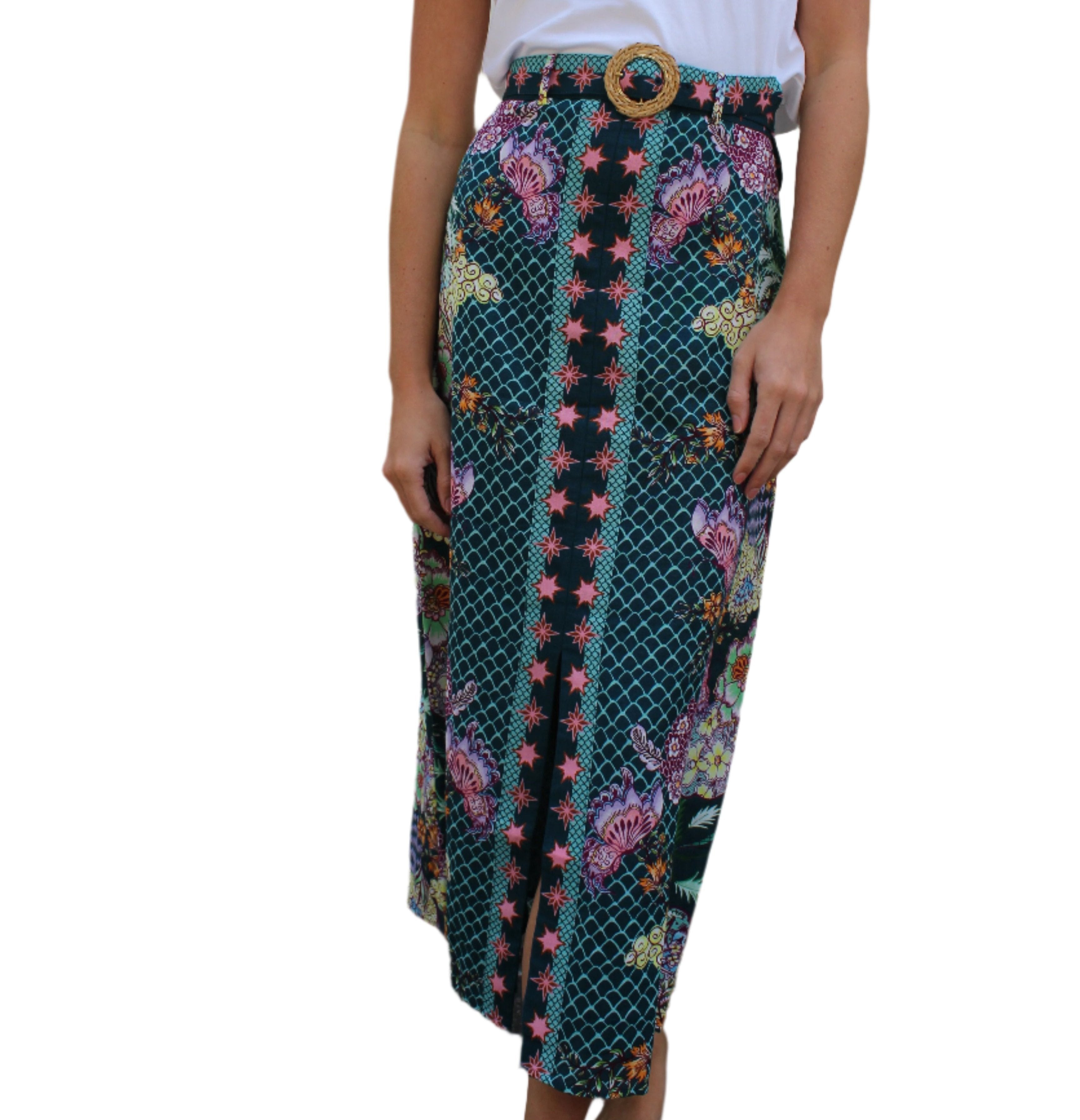 Anna Cate Portia Skirt - Navy Stargaze