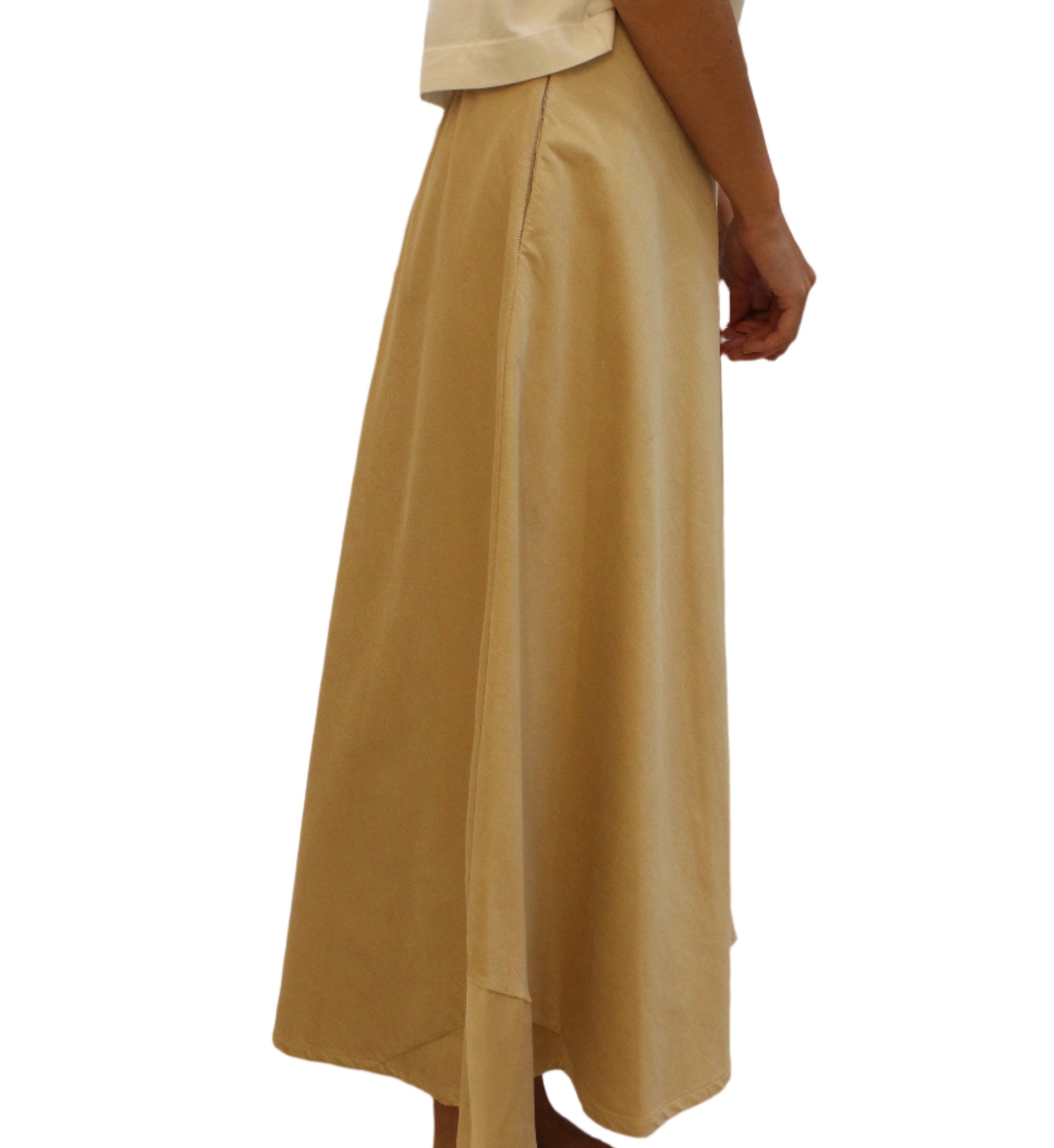 The Little Project Marnie Cord Skirt - ( champagne or cocoa)