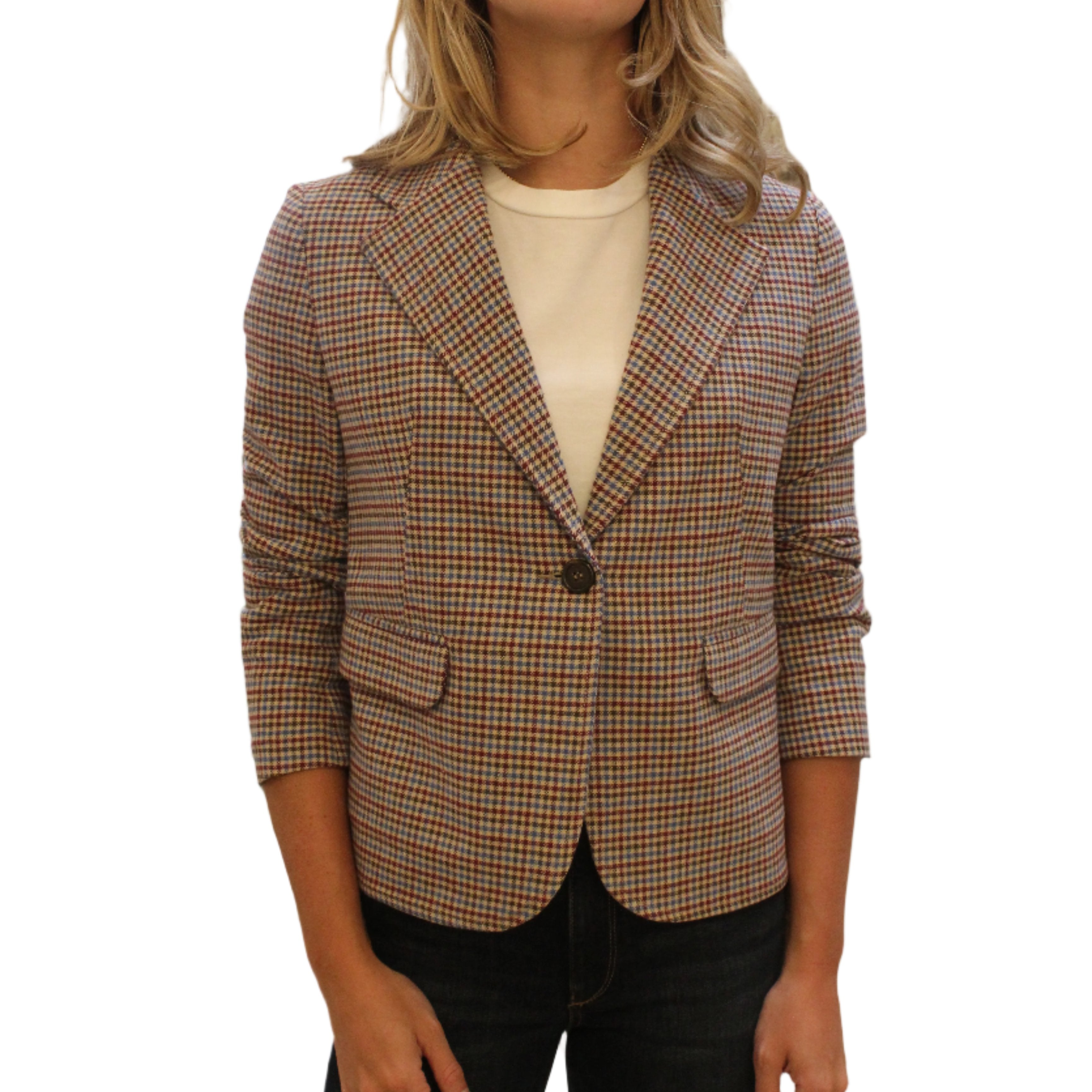 The Little Project Georgia Blazer - Raisin