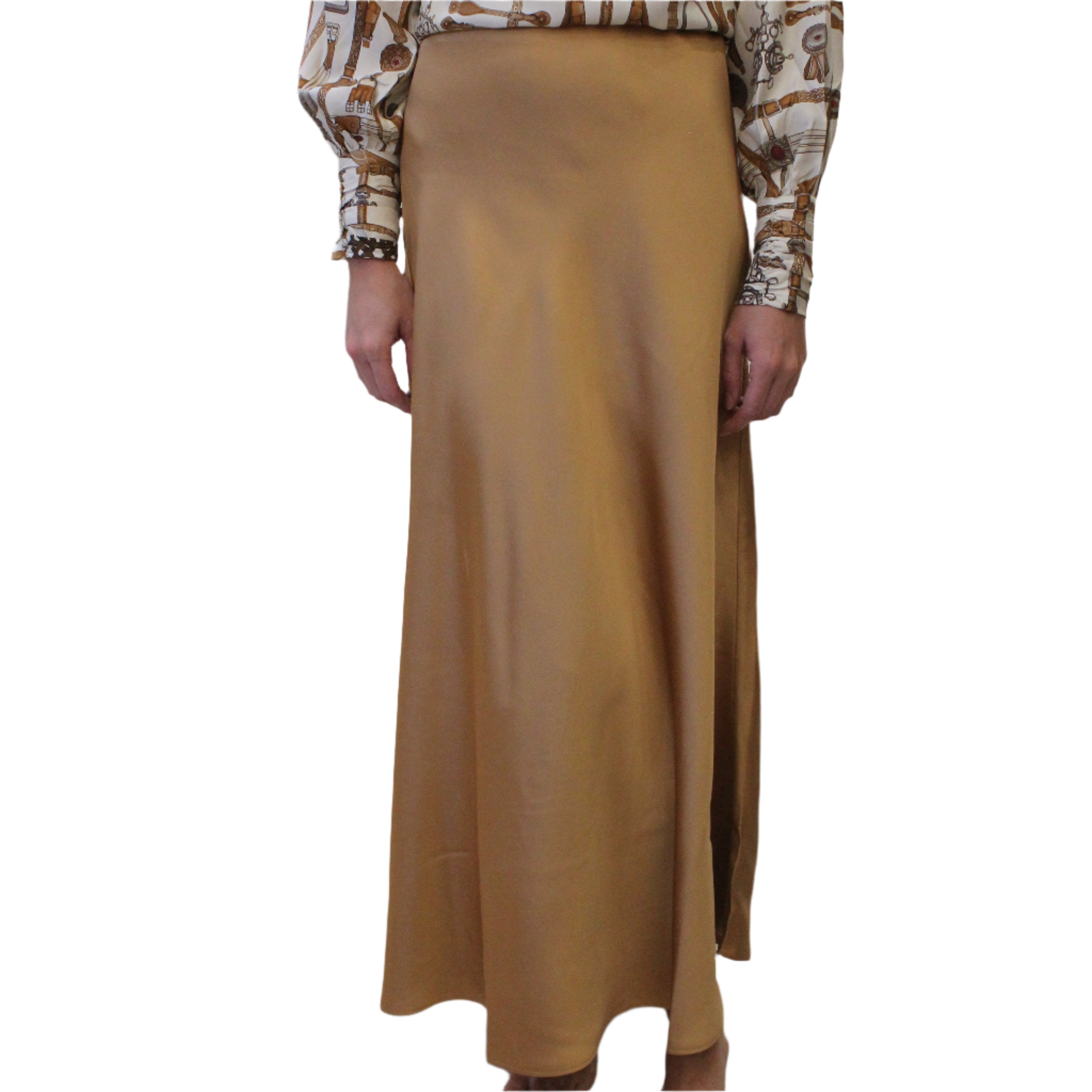 Tyler Boe Edie Charmeuse Skirt - Champagne