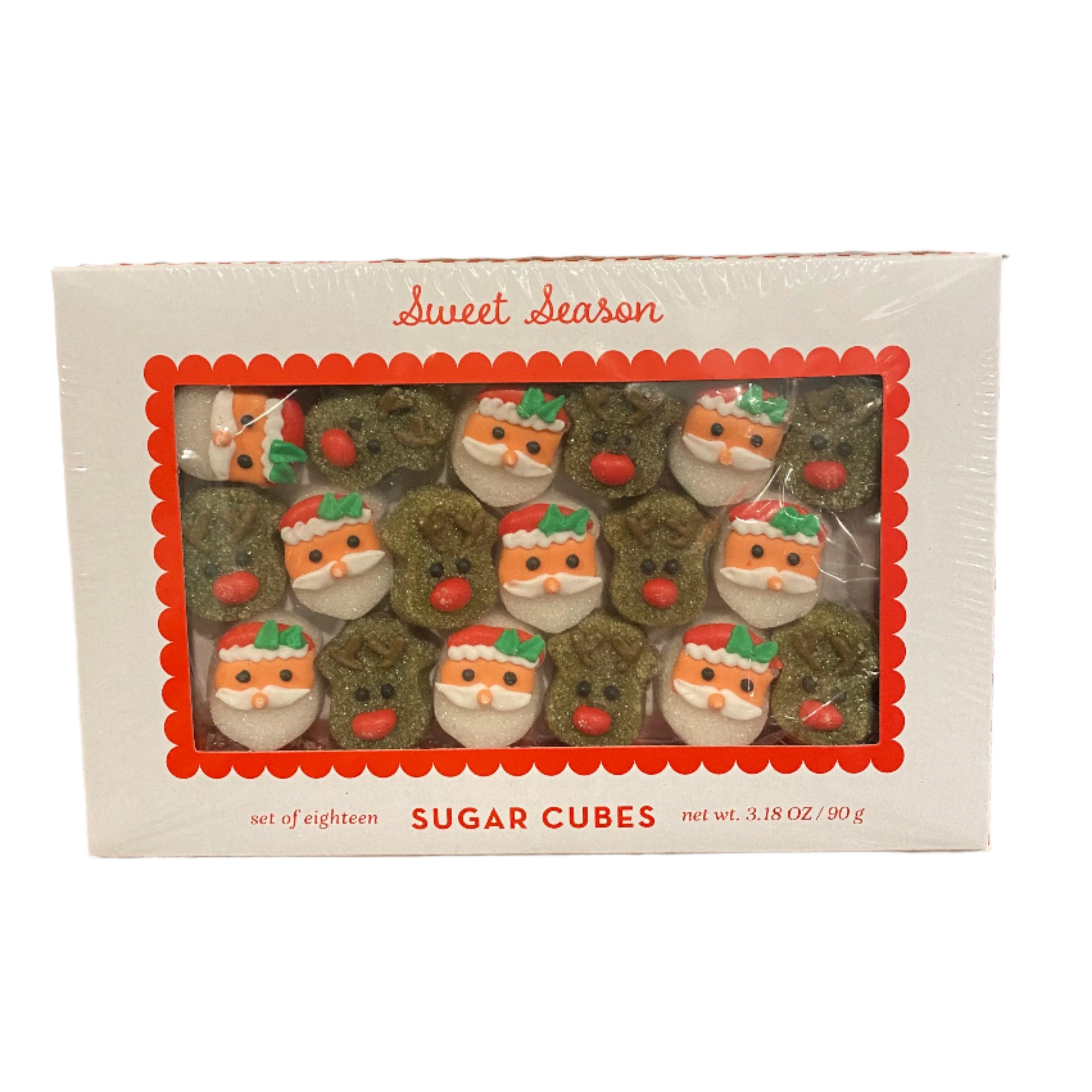 Holiday Hand Decorated Sugar Cubes - (three styles)