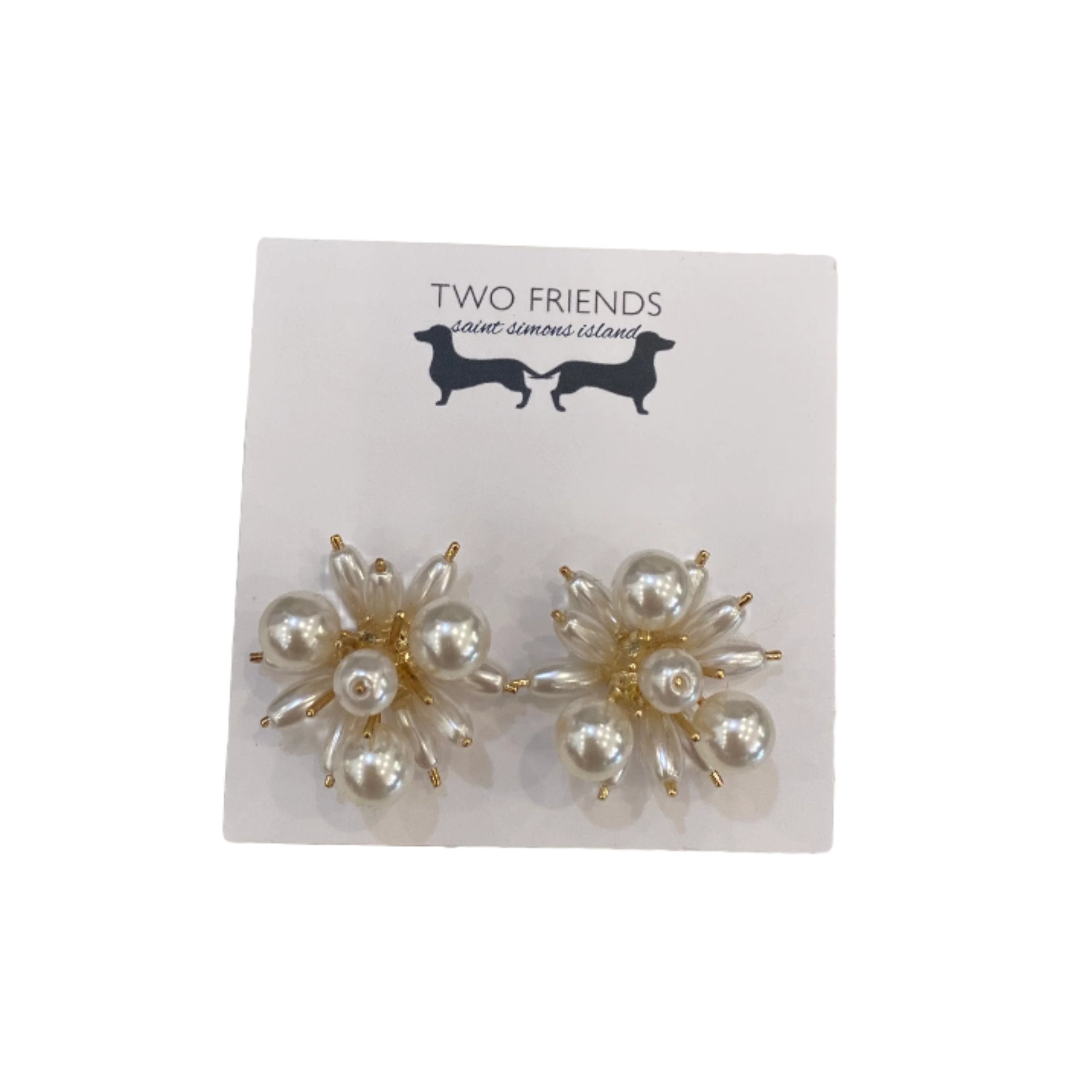 Pearl Burst Stud Earring