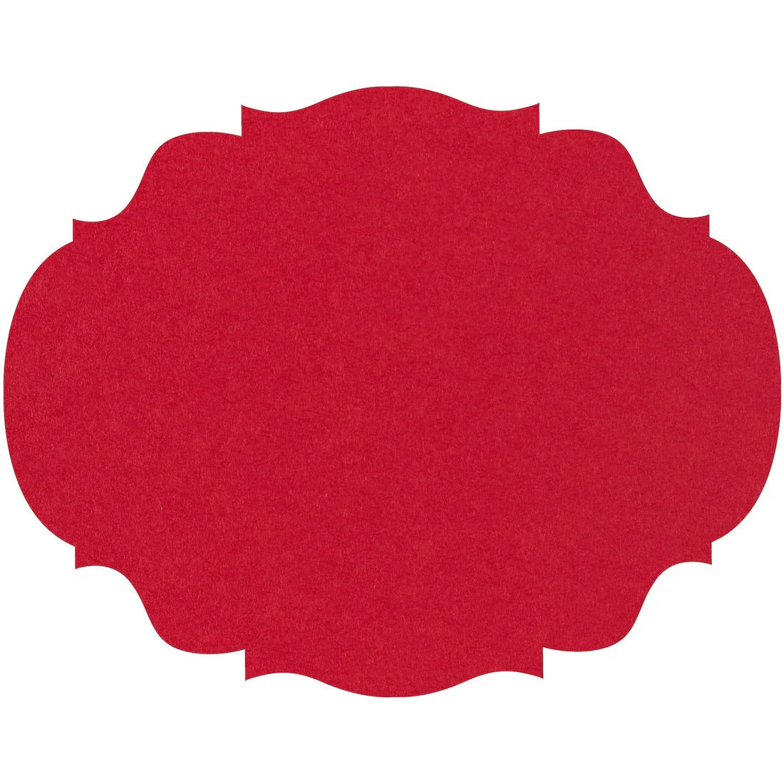 Red French Frame Paper Placemat