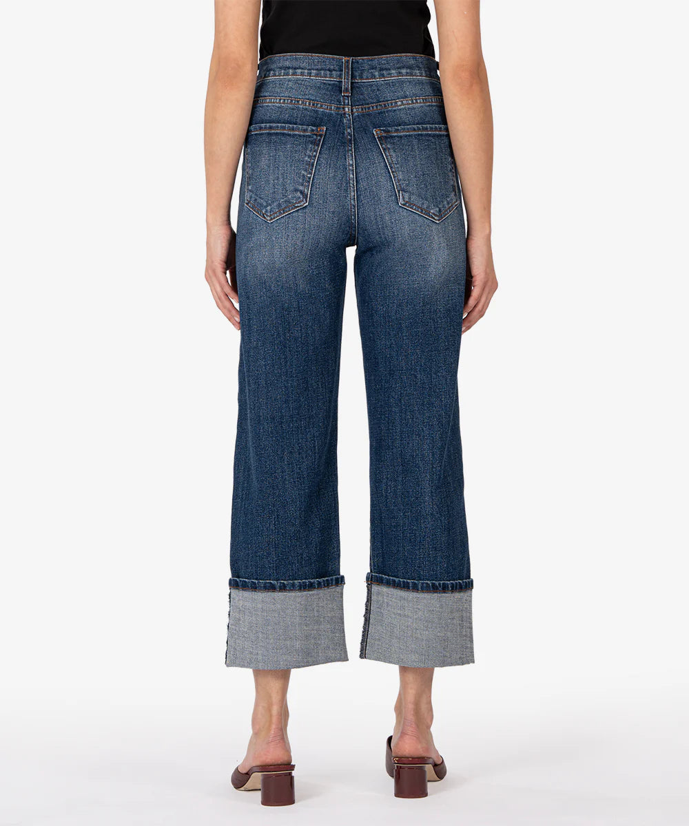 Kut Sienna High Rise Roll Leg Jean - Unspeakable