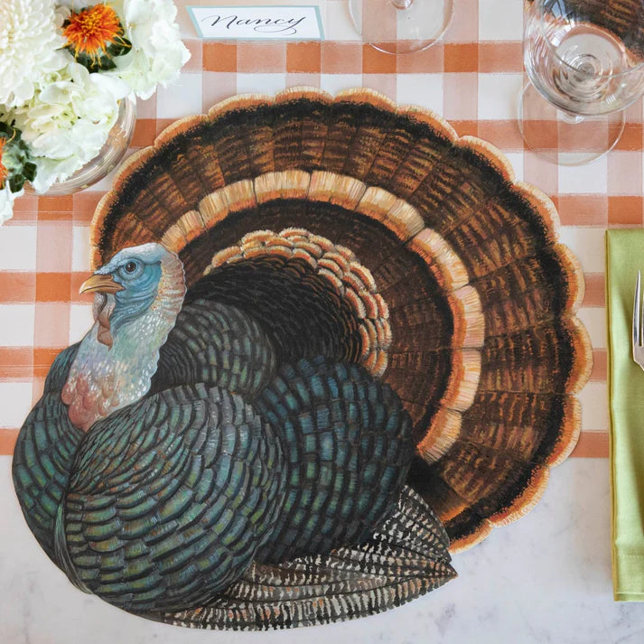 Die-Cut Heritage Turkey Placemat