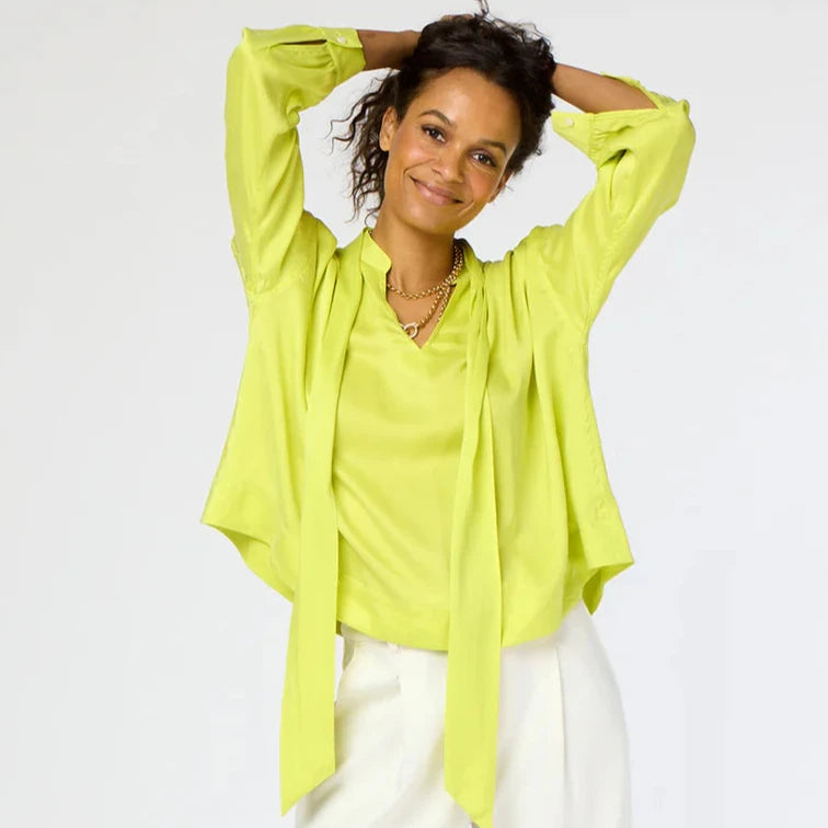 Kerri Rosenthal Libbie Blouse - Citron