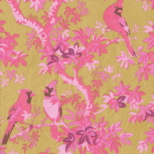 Scenic Songbirds Napkins - 2 Sizes