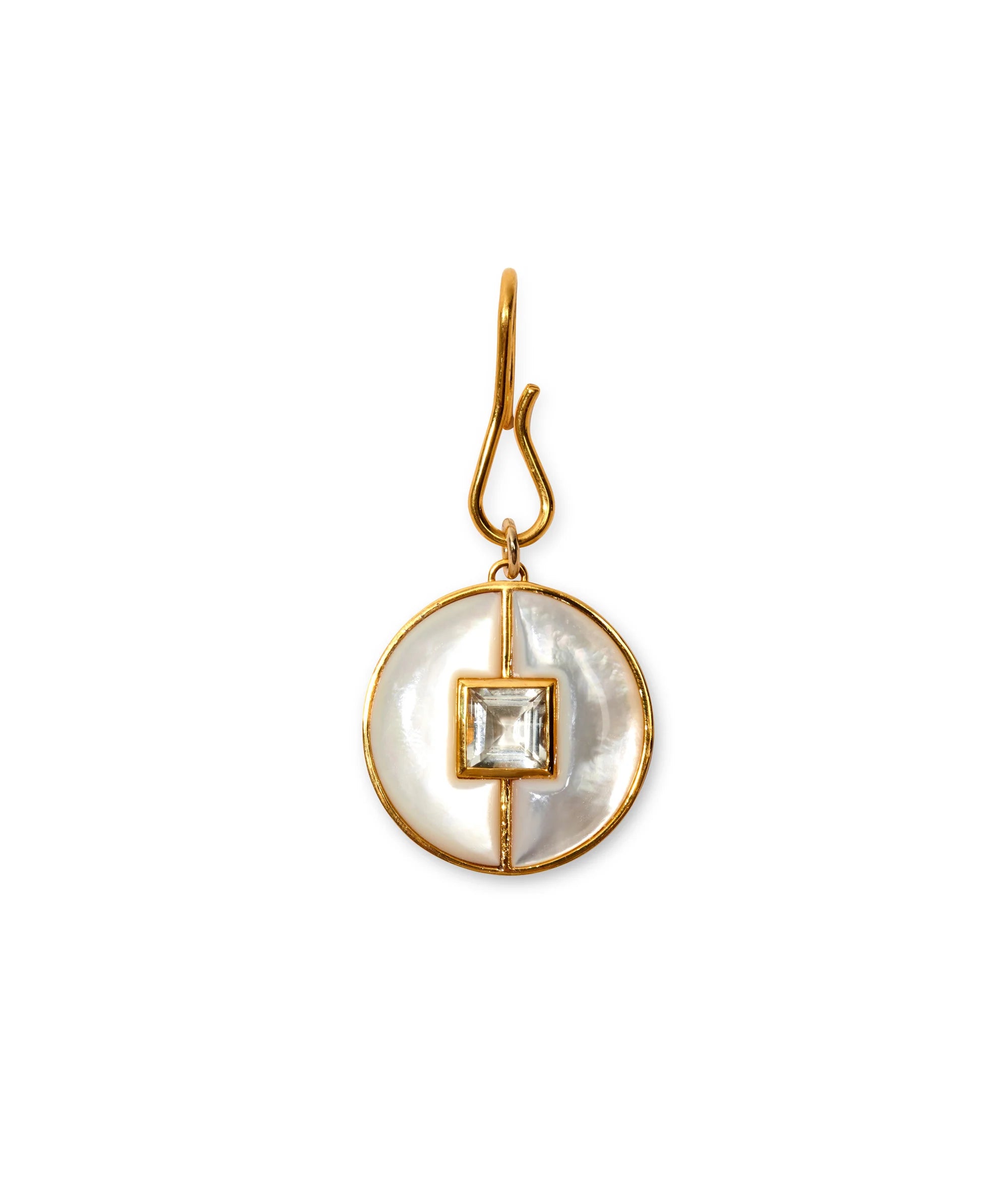 Lizzie Fortunato Porto Pendant in Mother of Pearl