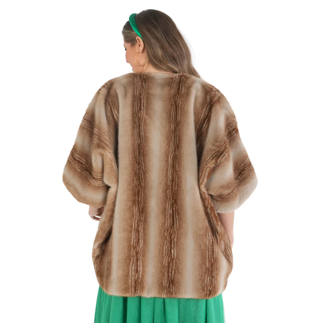 Emily McCarthy Coco Cape - Faux Fur