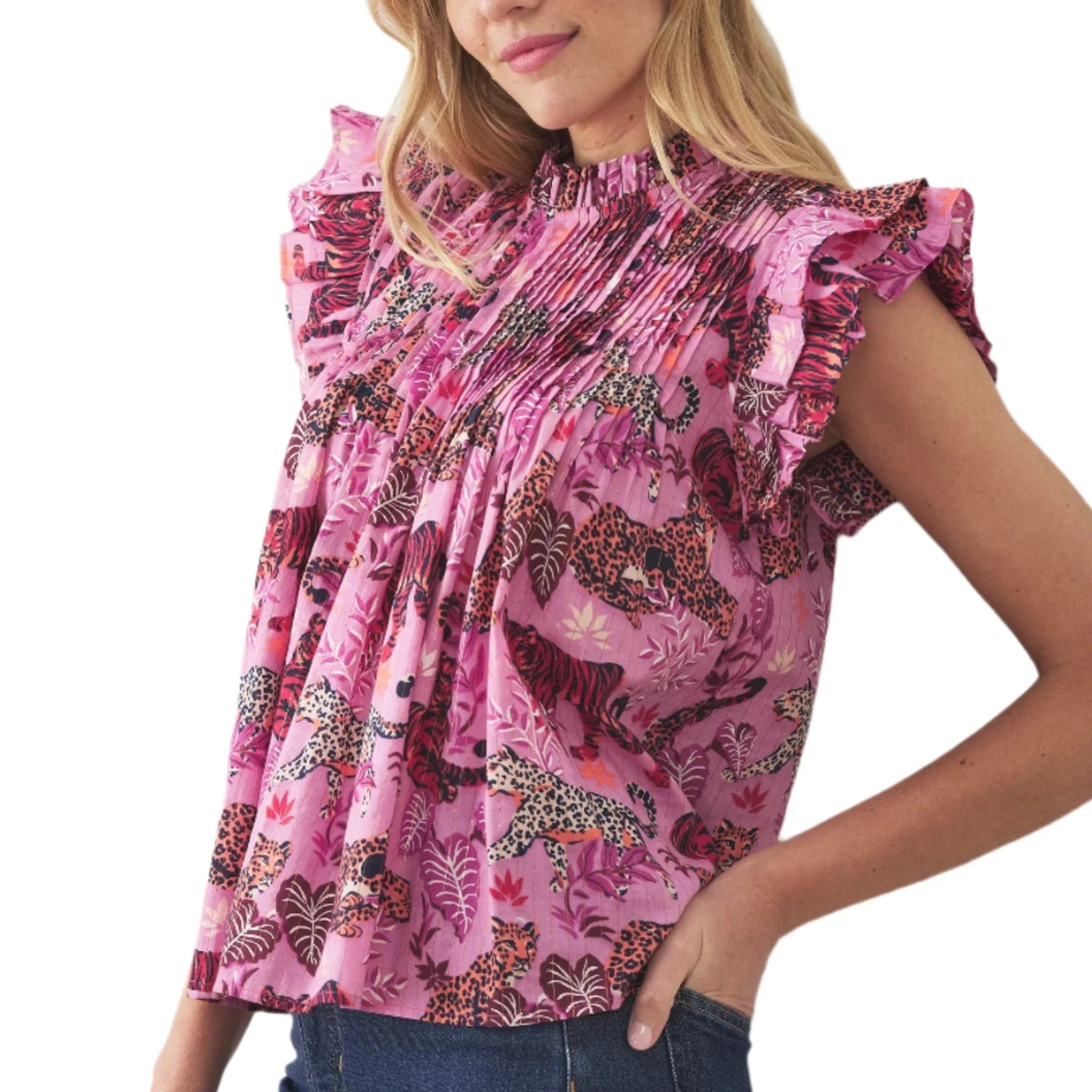 Printfresh Feline Fatale Blouse