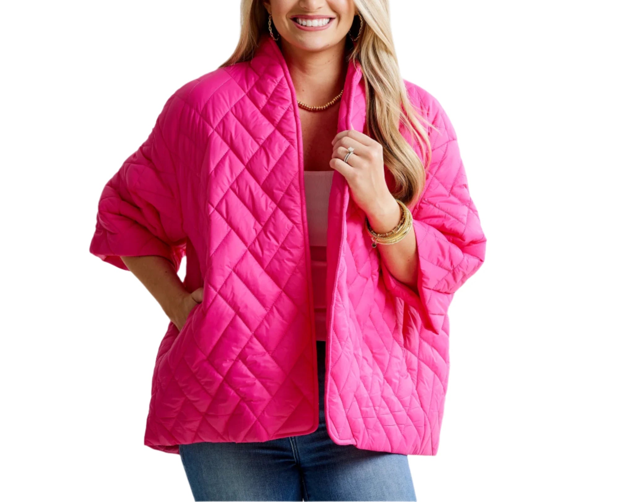 Caryn Lawn Preppy Puffer - (three colors)