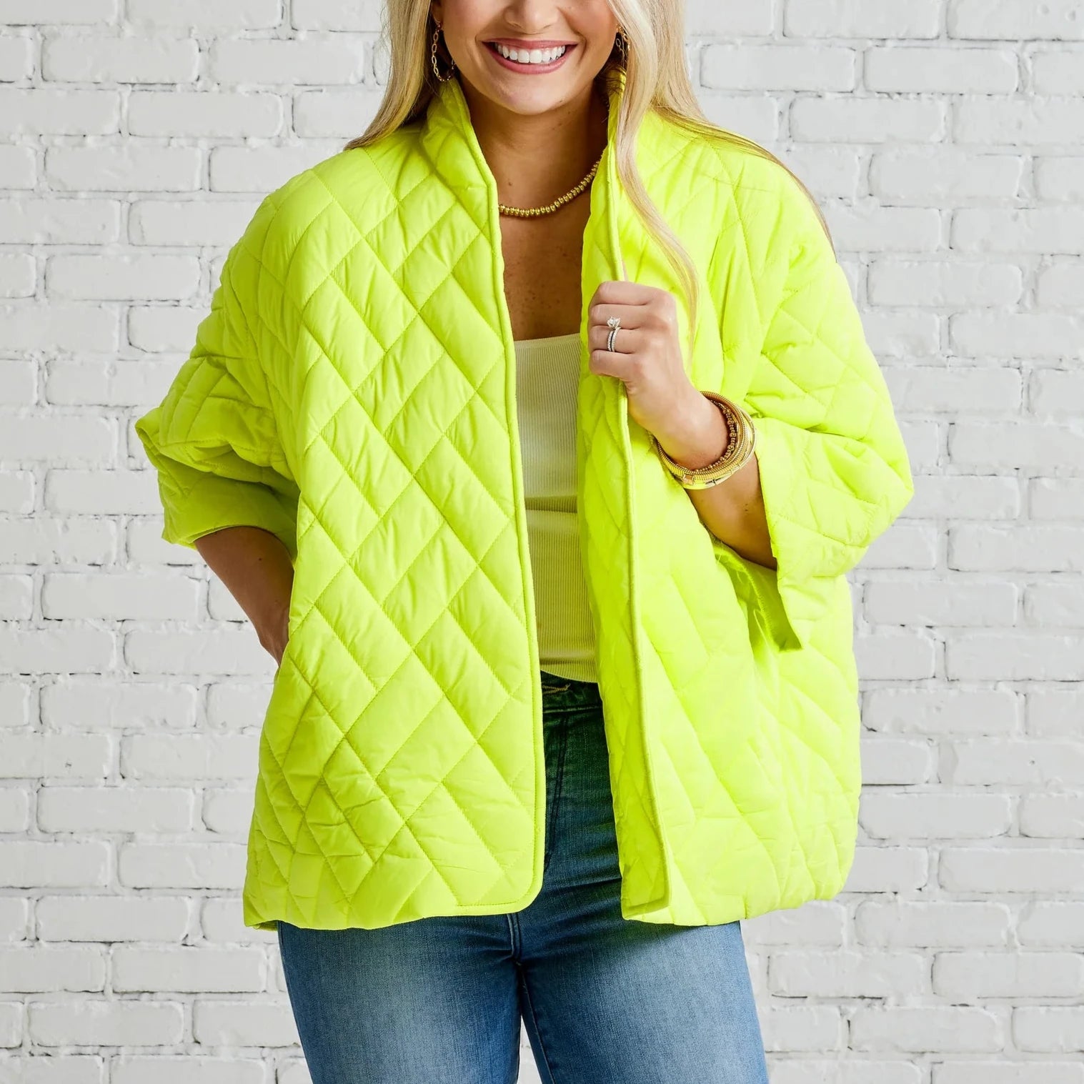 Caryn Lawn Preppy Puffer - (three colors)