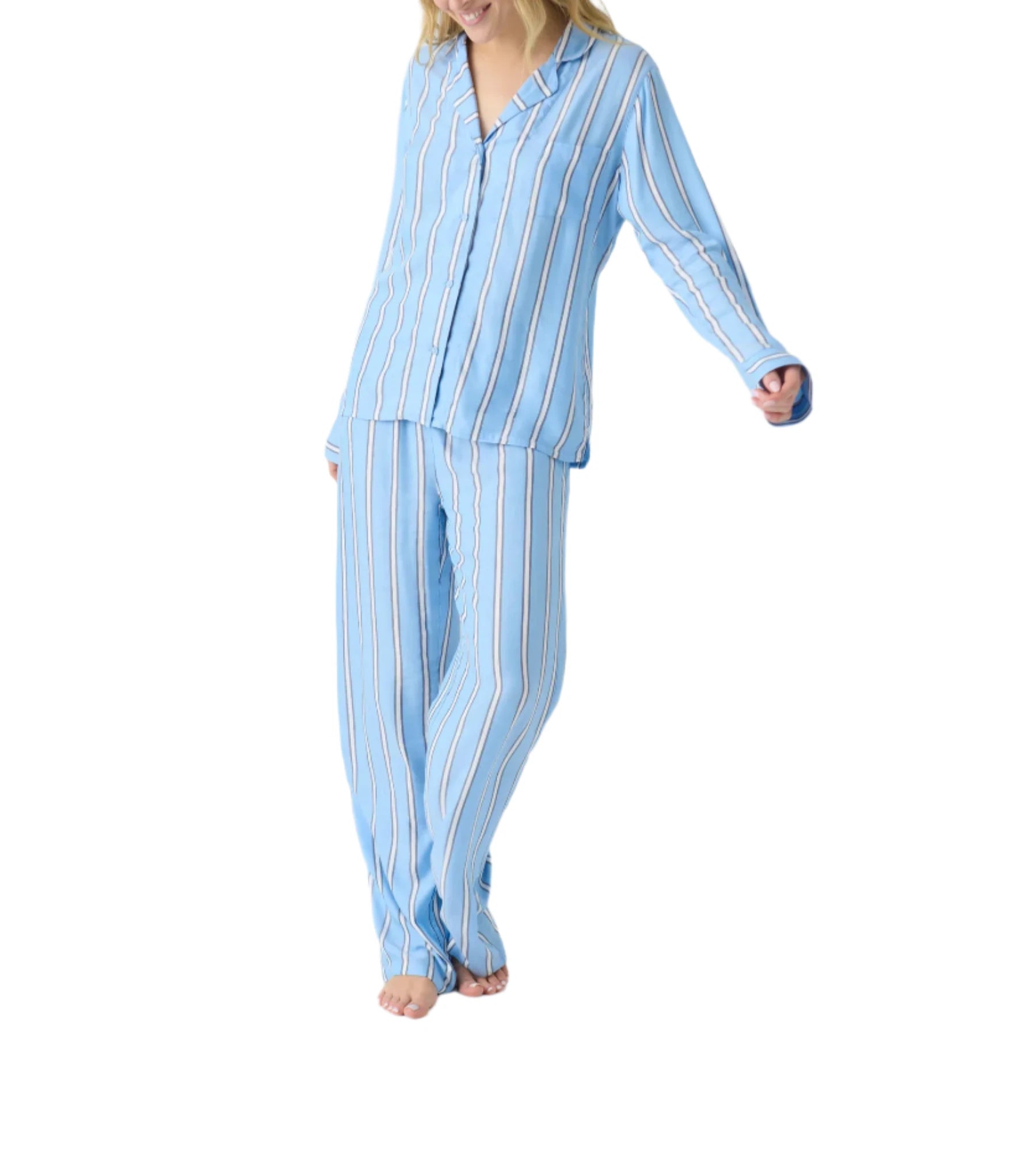 P.J. Salvage PJ Set Stripe Hype - Periwinkle