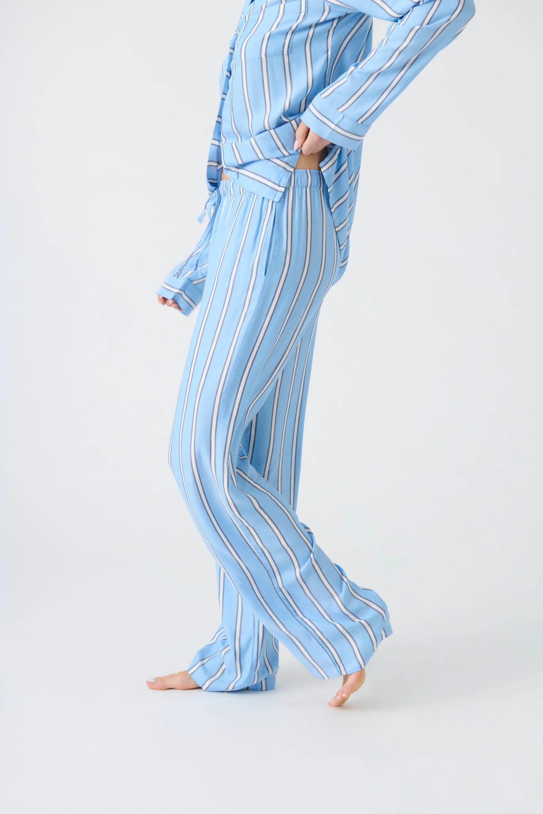 P.J. Salvage PJ Set Stripe Hype - Periwinkle