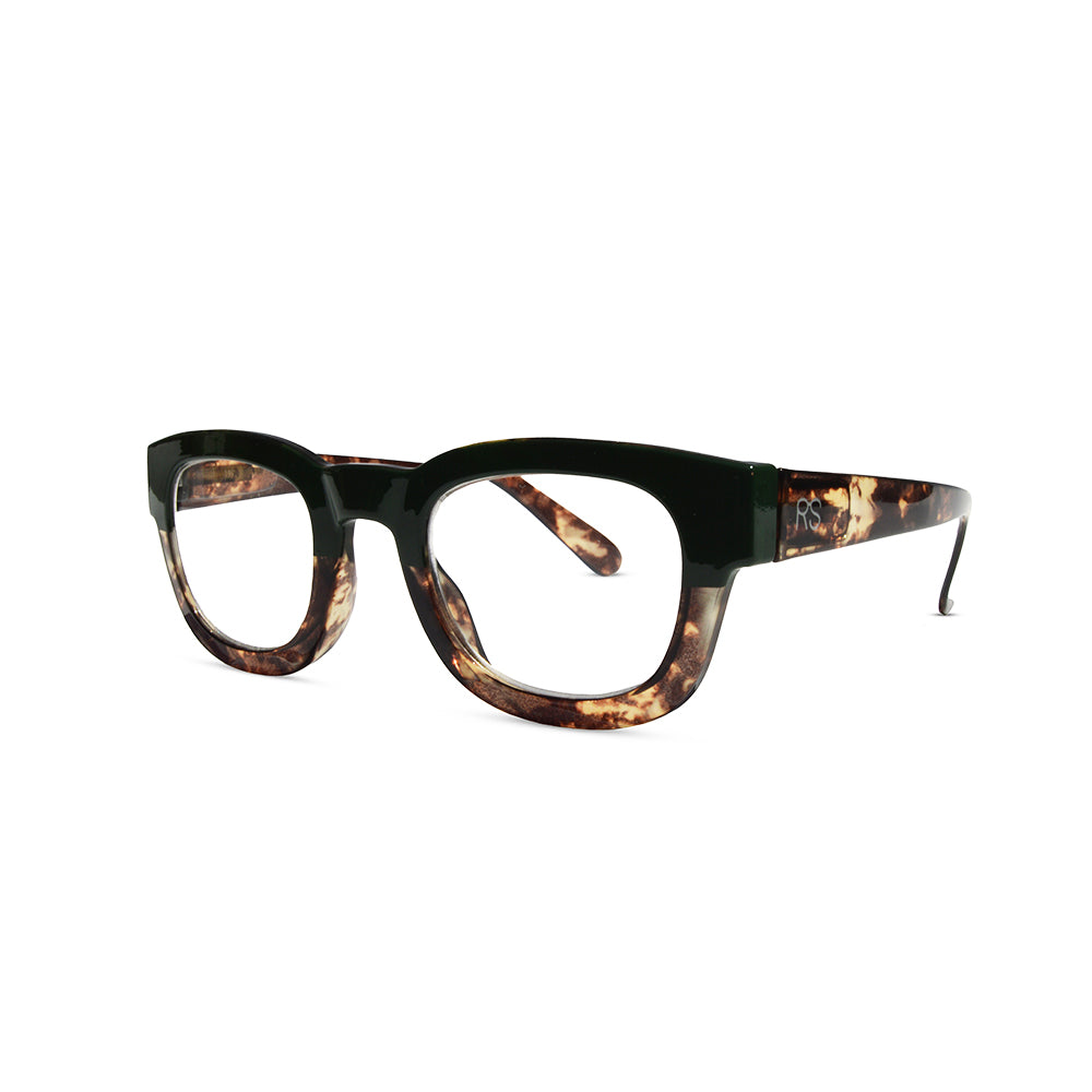 Two Tone Readers Tortoise/Olive -  (four variants)