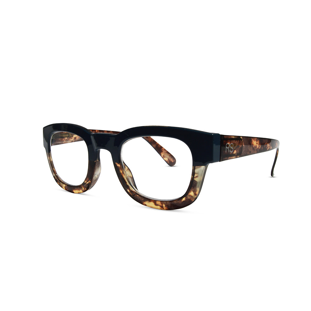 Two Tone Readers Tortoise/Navy -  (four variants)