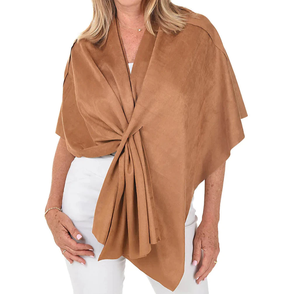 Cheyenne Faux Suede Wrap - (nine colors)