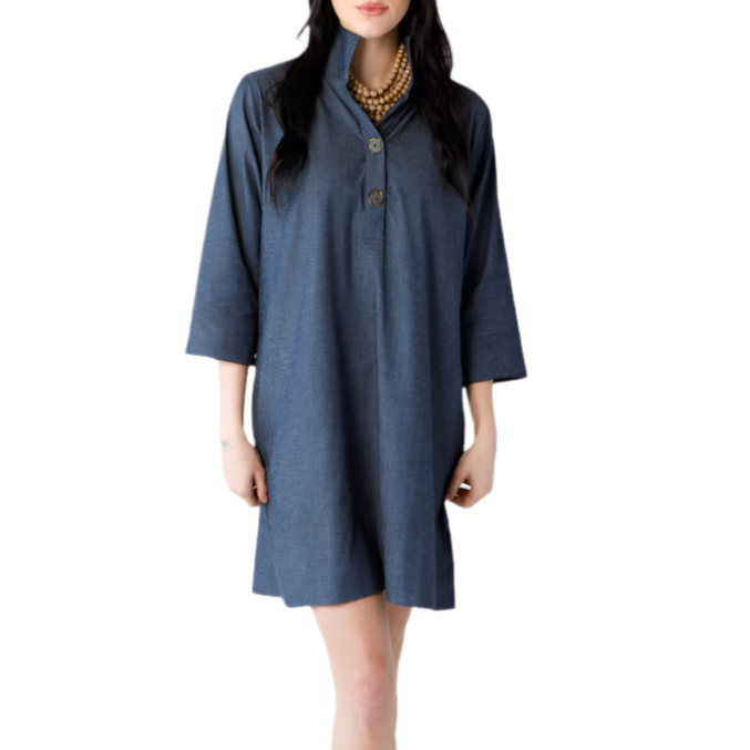 Holly Shae Arden Dress - Stretch Denim