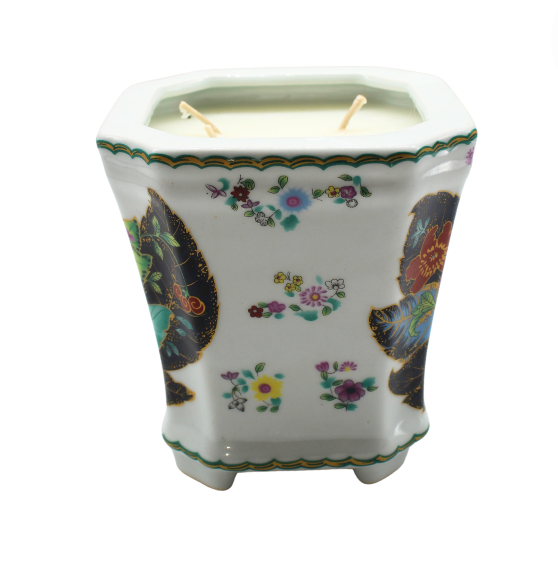 Tobacco Leaf 4 Wick Cachepot Candle